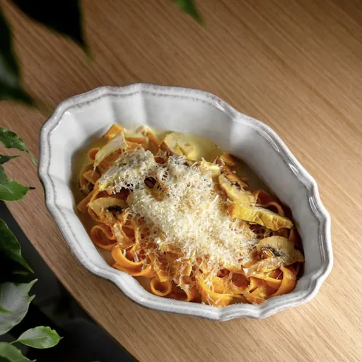 С цыпленком и шампиньонами