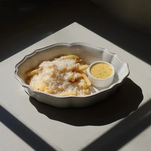 Картофель фри с пармезаном